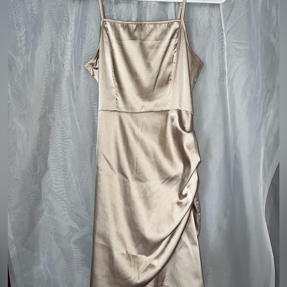 Satin Mini Dress